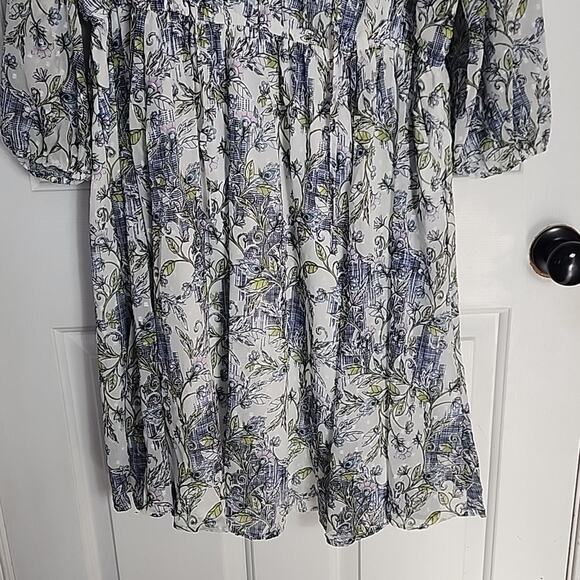 Torrid Pristine Floral Mini Clip Dot Front Keyhole Dress, NWT - Picture 4 of 8